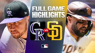 ROCKIES vs. PADRES: Official Full Game Highlights (July 29) | 2026 MLB Season