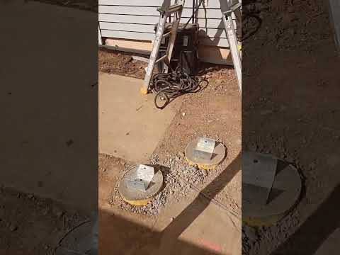 Deck frame ready for its post and beam. #deckbuilding #diy #deckconstruction #deckremodel