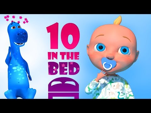 Ten In The Bed Nursery Rhyme for Children - Kids and Baby Music by SmartBabySongs Video