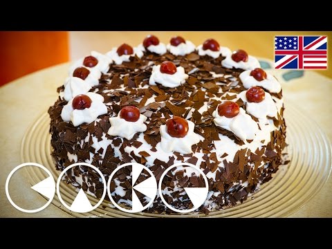 BLACK FOREST CAKE Recipe in 4K (Ultra HD)