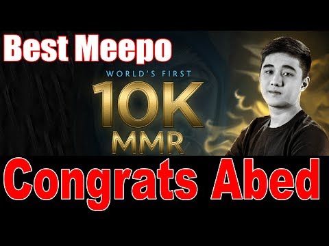 Abed meepo | 10024 MMR | World's first 10K MMR - Dota 2 pro gameplay
