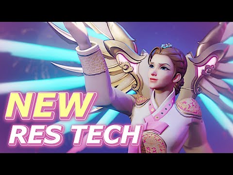 The NEW Mercy Res Tech! (Overwatch)