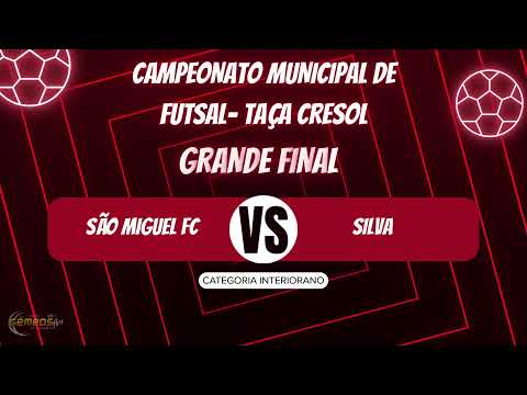 GRANDE FINAL DO CAMPEONATO MUNICIPAL DE FUTSAL-TAÇA CRESOL DE CÂNDIDO GODÓI