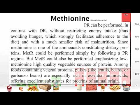 Methionine restriction as a life