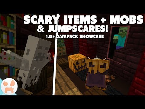wattles - SCARY ITEMS, MOBS, & PRANKS! | Halloween Minecraft 1.13.2 Datapack Showcase