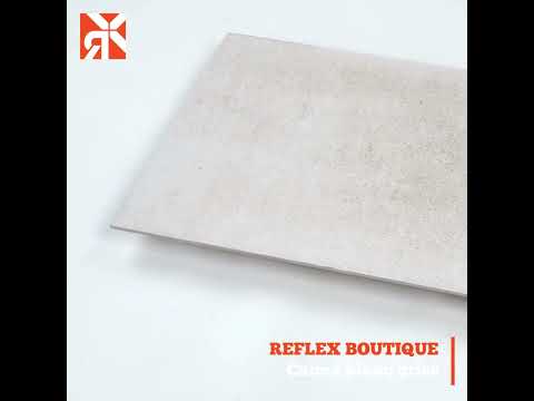 Carrelage sol effet pierre Travertin Calma blanc grisé