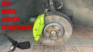 ABS Wheel Speed Sensor Replacement On My Audi A4 B8