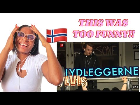 American Reacts To Ylvis makes people sound like robots at the gym (Eng subs)
