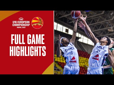 France 🇫🇷 v Lithuania 🇱🇹 | 3rd Place Game Highlights | FIBA U16 European Championship 2023
