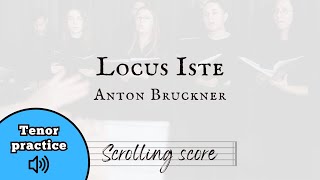 Download lagu Locus Iste - Bruckner - Tenor practice with score mp3