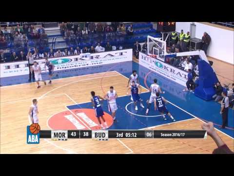 ABA Liga 2016/17 highlights, Round 19: Mornar - Budućnost VOLI (22.1.2017)