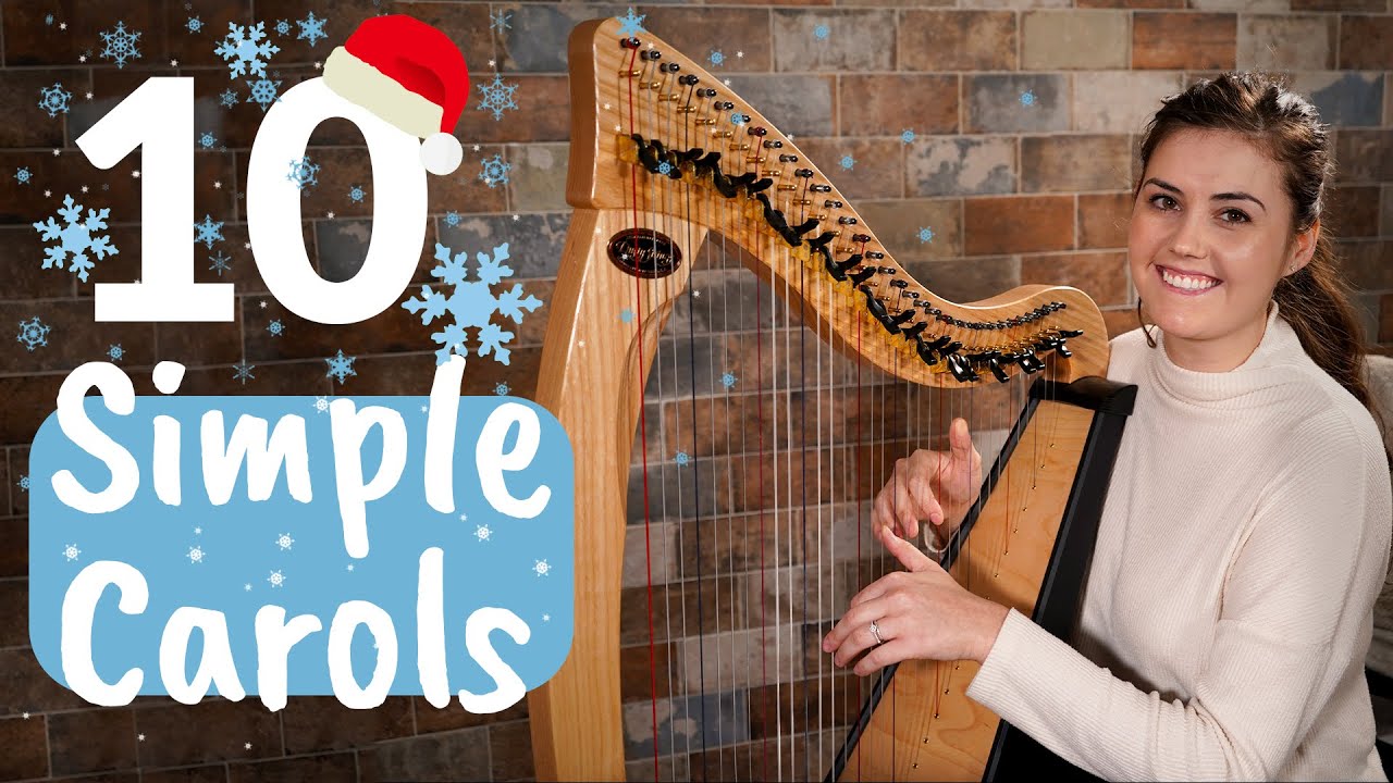 My favorite easy Christmas harp music!