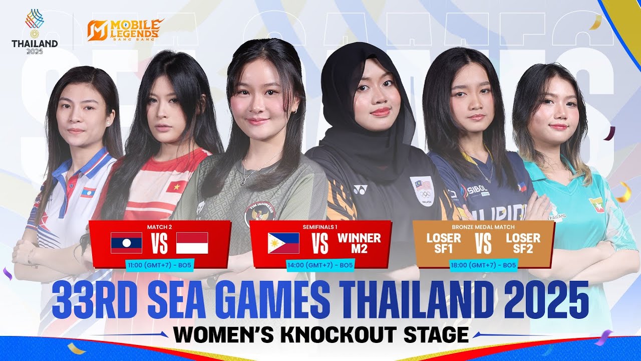 SEA Games 33 Thailand | Women's MLBB Knockout Stage | Bahasa Indonesia