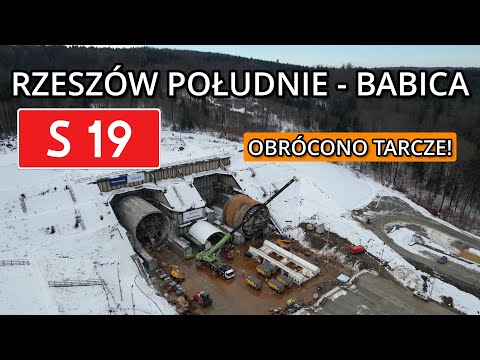 Budowa drogi ekspresowej S19 Rzeszów Południe - Babica. Obrócono tarczę TBM!