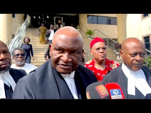 "We Wish Nnamdi Kanu Well" - Sacked Nnamdi Kanu's Lawyers React After Leaving The Court