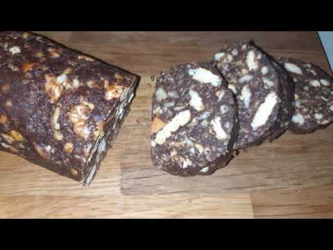 Шоколадна ковбаска. Рецепт 90-х