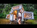 LUXURY RV CAMPING IN THE RAIN