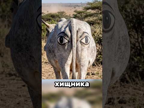 Задние глаза коровы