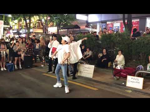 170618 Hongdae busking - iKON Love scenario