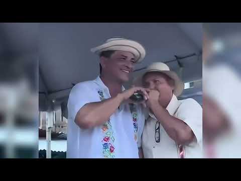 El compositor Omar Bultron en Los Pozos - Festival Nacional Montañero Tambor y La Carreta