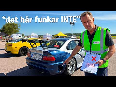 Min BMW M3 blev NEKAD på besiktningen...