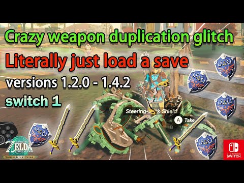 NEW EASY Weapon, Shield Duplication Glitch in Tears of the Kingdom (Switch 1 and 2)