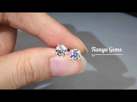 Custom Jewelry | Lab Diamond Stud Earrings | Everyday Earrings Collection | Girlfriend Gift Ideas