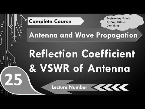 Reflection Coefficient and VSWR of Antenna Antenna Parameters in Antennas by Engineering Funda