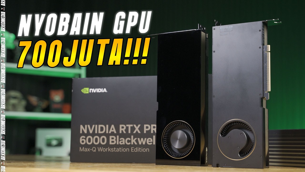 Performa Brutal RTX Pro 6000 Max-Q, RTX 5090 Lewat!