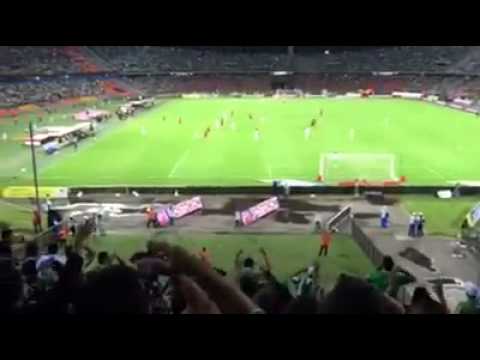 "Atl.Nacional 4 Uniautonoma 0" Barra: Los del Sur &bull; Club: Atlético Nacional
