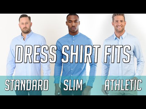 Slim Fit VS Standard VS Athletic Fit Dress Shirts || Finding The Right Fit