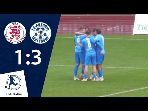 Walldorf rückt weiter nach vorn | KSV Hessen Kassel - FC-Astoria Walldorf | 11. Spieltag RLSW