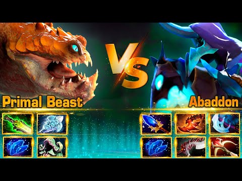 Patch 7.31 Primal Beast 30 kills VS Abaddon 13,000 MMR Best Moments [Watch & Learn]