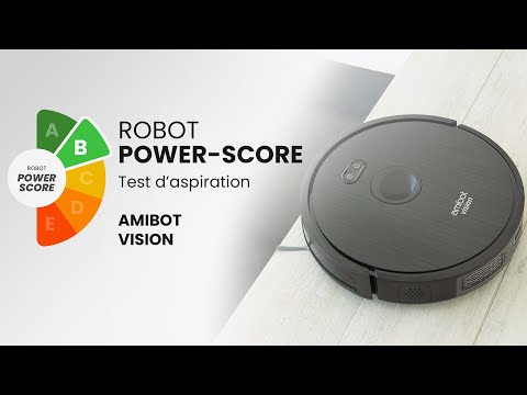 AMIBOT VISION - Test d'aspiration Robot Power-Score