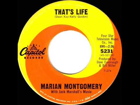 1st RECORDING OF: That’s Life - Marian Montgomery (1964)