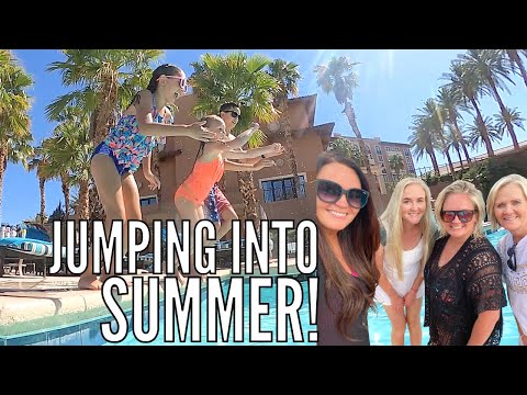 JUMPING INTO SUMMER at LAKE LAS VEGAS! | MOM PLANS A SURPRISE STAY-CATION!