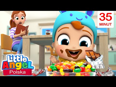 Wystarczy tych smakołyków, mały Jasiu + więcej | Little Angel Polska - Piosenki dla dzieci
