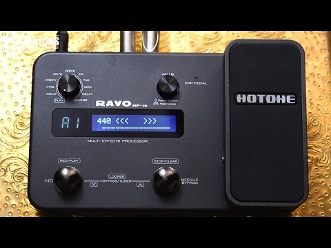 Hotone Ravo Guitar Multi FX Pedal with Just About Everything Built In!
