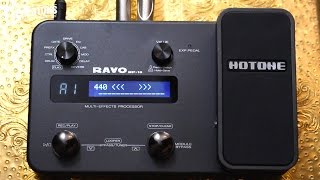 Hotone Ravo Guitar Multi FX Pedal with Just About Everything Built In!