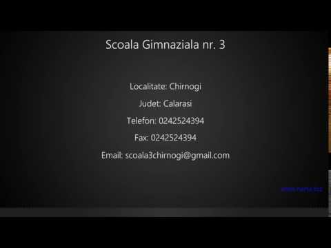 Scoala Gimnaziala nr. 3 Chirnogi