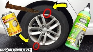 How To EASILY Repair Damage To The Sidewall of A Car Tire