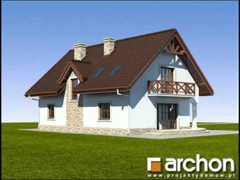 Dom w majeranku 2. Projekty domów ARCHON+, www.archon.pl