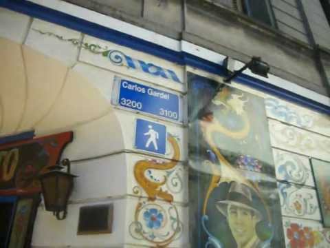 BARRIO EL ABASTO BUENOS AIRES - MONUMENTO CARLOS GARDEL - PASAJE CARLOS GARDEL - ABASTO SHOPPING