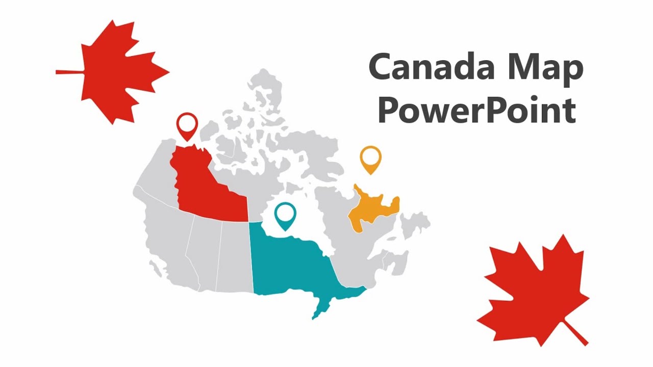 Canada Map PowerPoint  Presentation