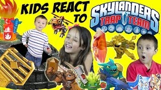 Kids React to Skylanders Trap Team! (Gameplay / Characters / Portal / Starter Pack)