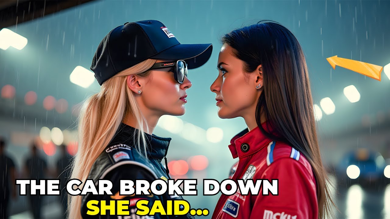 Race Car Broke Down, She Said the Solution Was to Use Our Bodies. I  Laid Down on the Workbench..