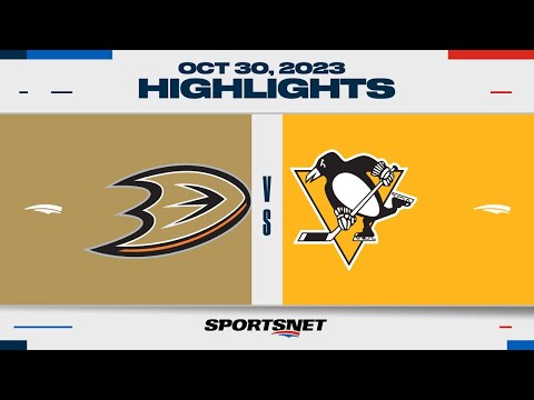 NHL Highlights | Ducks vs. Penguins - October 30, 2023