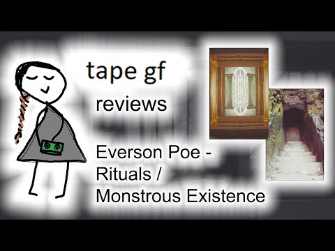 #tapegf reviews Everson Poe · Rituals / Monstrous Existence | funeral doom on Trepanation Recordings