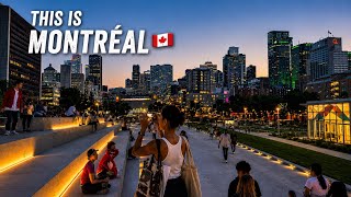 Montreal Canada 4K Walking Tour | Downtown Montreal at Sunset , Old Montréal to Downtown 