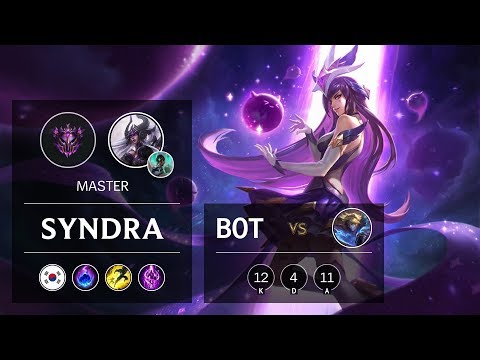 Syndra Bot vs Ezreal - KR Master Patch 9.17